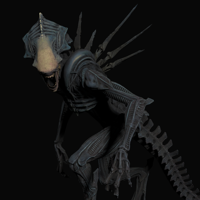 xenomorfo predador 1 arte estrangeiro guerreiro exterminador futuro ripley lv416 romulus isolamento figura terror 3d print model - Mito3D