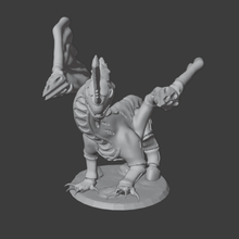 xenos dragão tirano jogo animais wargames miniatura 3d print model - Mito3D