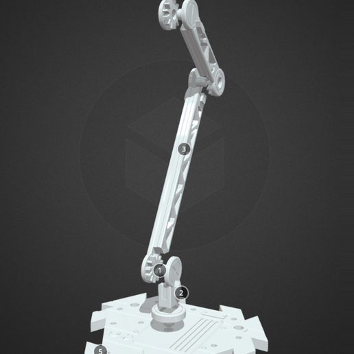 xf action base 3D print model - Mito3D