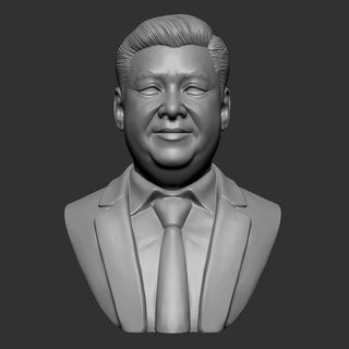 xi jinping Home si china chinese politician president bust 3d print model - Mito3D
