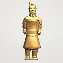 xian warrior 01 various house human people characters miniatures figurines statue sculpture historic architecture religion decor worship holy michelangelo jesus christian church chinese 3d print model - Mito3D