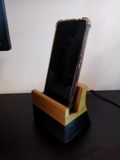 xiaomi cabo cobrando almofada escritório Smartphone ficar pé 3d print model - Mito3D