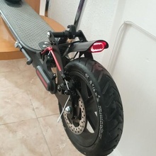 xiaomi m365 pro posteriore sospensione rifilato parafango elettrico scooter parafanghi luce 3d print model - Mito3D