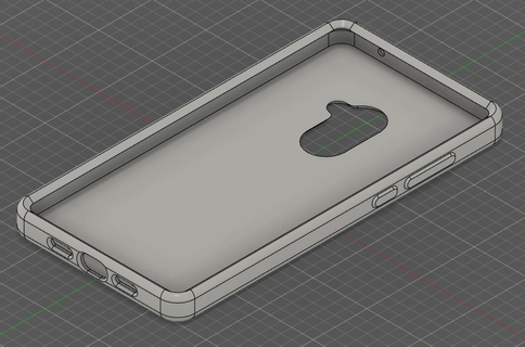 xiaomi mezcla 2 caso funda tpu teléfono 3d print model - Mito3D
