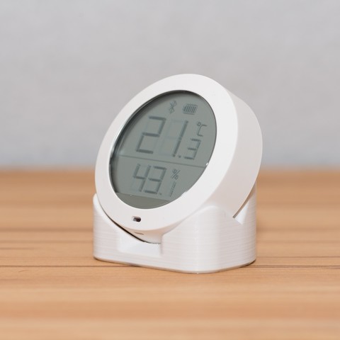 xiaomi mijia thermometer hygrometer stand home mount holder sensor lcd digital humidity temperature 3D print model - Mito3D