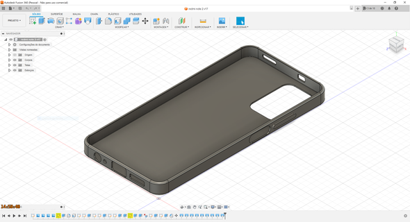 xiaomi redmi Nota 10 caso funda teléfono smartphone 3d print model - Mito3D