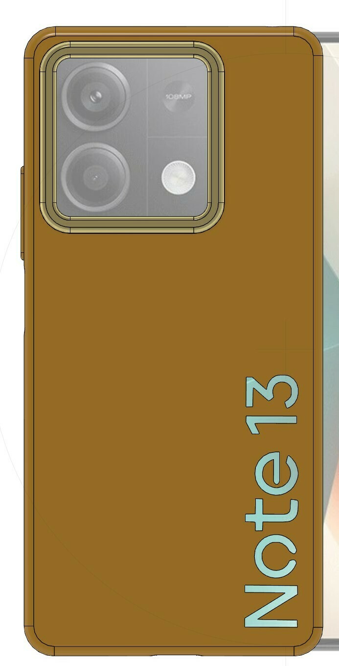 xiaomi redmi note 13 case - logo v20 smartcase cover housing phone smartphone tpu mobile pro 3D print model - Mito3D