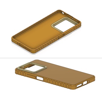 xiaomi redmi Nota 13 Astuccio guaina ondulata smartcase copertina alloggi Telefono smartphone tpu mobile pro 3d print model - Mito3D