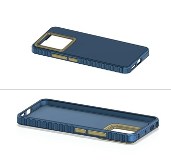 xiaomi redmi note 13 pro case - waved smartcase cover housing phone smartphone tpu mobile 13pro 3d print model - Mito3D