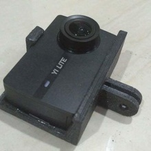 xiaomi yi lite mont + mini grip gadget de la caméra 4k cas 3d print model - Mito3D