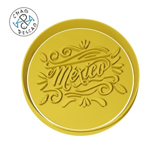 xico mexicain timbre 1 biscuit coupeur fondant polymère argile cuisson fête Mexique viva passion mayonnaise politiciens wey salutations mis amis 3d print model - Mito3D