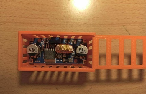 xl4015 buck step converter box dc-dc case stepdown electronics 3d print model - Mito3D