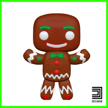 xmas merry christmas gingerbread santa claus funko pop 3d print model - Mito3D