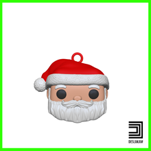 xmas merry christmas tree ornament santa claus funko pop 3d print model - Mito3D
