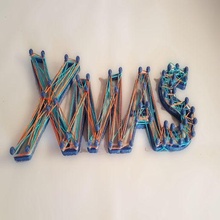 xmas string art 3d print model - Mito3D