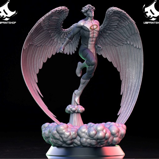 xmen angel art xman logan wolverine jean professor quick silver magneto phoenix storm cyclop man mutant 3D print model - Mito3D