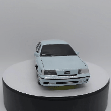 xmods 1991 gué Taureau sho art voiture miniz Kyosho exact forme OEM xmod mr03 mr02 mr01 décalage phares LED clair fenêtres mélange modifiable 3d print model - Mito3D