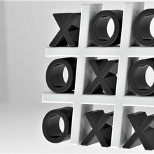 xnos Kunst tic-tac-toe home decor Spiel 3d print model - Mito3D