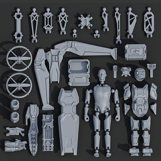 xorn soldier modular robot 3d print model - Mito3D