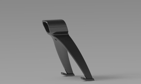 xp deus 2 big legs wide version deus2 supports metal detector 3d print model - Mito3D