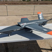 xq-58a valkyrie - jet 90mm edf r/c rc airplane model radio control aviation plane lofted aero 3d print model - Mito3D