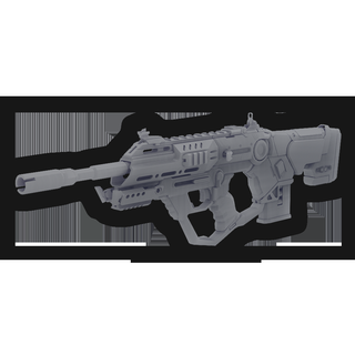 xr 2 assalto rifle arma fogo armas chamada dever ligar rifles 3d print model - Mito3D