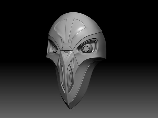 xth brother inquisitor mask 3d print stl files model art starwarsclonewars starwarsrebels ahsokatano anakinskywalker darthvader jeditemple galacticrepublic sithlords mandalorian droids lightsabers imperialpalace deathstar at te 3d print model - Mito3D