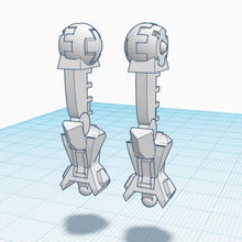 xv-8 alterno de piernas largas juego battlesuit conversión tau wargaming warhammer 40k modelo robots 3d print model - Mito3D