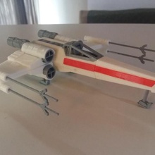 le x-wing starfighter star wars 3dprintable 3dfactory brasil divers starwars 3d print model - Mito3D