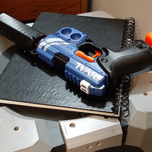 xx 100 dişli varil kırıcı rear sight İleti gadget nerf Nakavt yere sermek devirmek rakip 3d basılı mod susturucu tabanca 3d print model - Mito3D