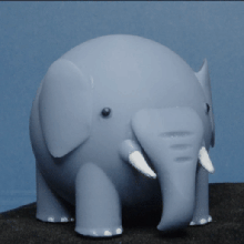 xxl elephant fridge magnet anycubic photon refrigerator 3d print model - Mito3D