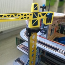 xxl liddle station crane support brio train - reinforced version game wooden wood toy kids 3d print model - Mito3D