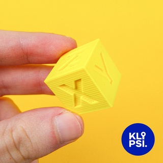 xyz calibração cubo 20mm 3d print model - Mito3D