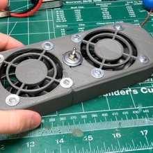 xyz davinci Doppel-Lüfter-split tool 3d-Drucker Teile da vinci xyzprinting fan-duct Lüfter 3d print model - Mito3D