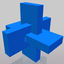 xyz puzzle gioco jigsaw di 3d print model - Mito3D