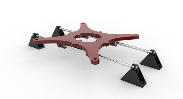y-axis linear rails tevo tarantula 3d printer rail parts 3d print model - Mito3D