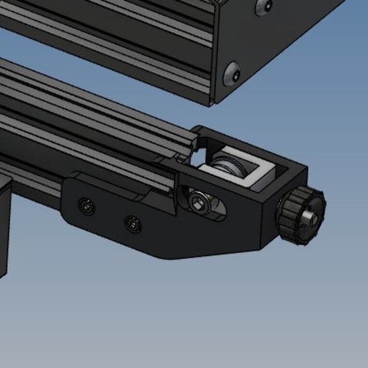 y-eixo tensor versão 4 ender 3 vários eixo melhoria eixo-y creality 3D print model - Mito3D