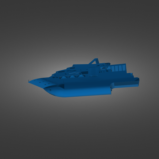 yacht 3D print model - Mito3D