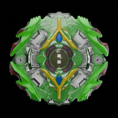 yaeger yggdrasil yugen yegdrião y2 beyblade estourar dual camada jogos 3d print model - Mito3D