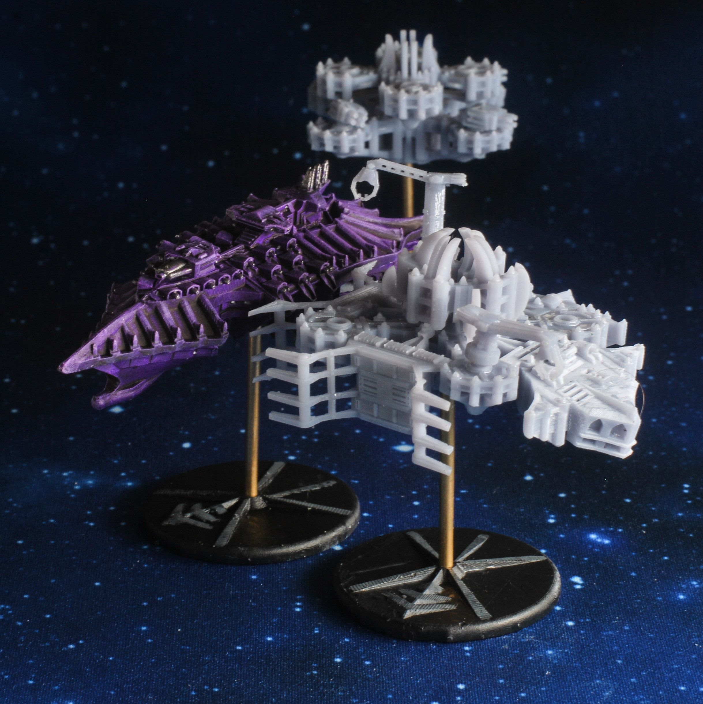 yaga spazio stazione wargaming flotta Gotico navicella spaziale modellazione miliardo soliti dropfleet comandante 3D print model - Mito3D