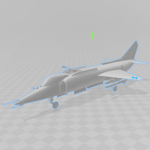 yak 38 uçak avcı 3d print model - Mito3D