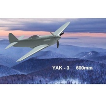 yakovlev yak - 3 600mm v20 test files rc model aircraft plane ww2 fighter lw-pla light weight pla park flyer warbird 3d print model - Mito3D