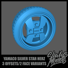yamaco silver star herz model car wheels rims aoshima 1/24 1:24 1:25 1/25 fujimi tamiya revell amt lindberg monogram 3d print model - Mito3D