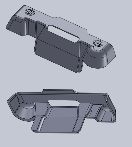 yamaha 500 xt - battery cable cover Various spare parts motorcycle restoration 3D print model - Mito3D