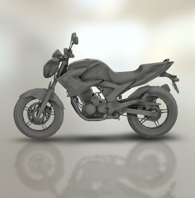 yamaha fazer 250 moto bicyclette moteur vélo two wheeled véhicule motard sport turbo roadster hachoir 3d print model - Mito3D