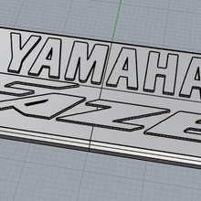 Yamaha fazer clé chaîne porte clés décor 3d print model - Mito3D