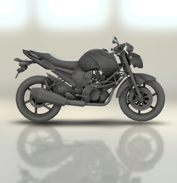 yamaha fz16 byson moto bicyclette moteur vélo two wheeled véhicule motard sport turbo roadster hachoir 3D print model - Mito3D