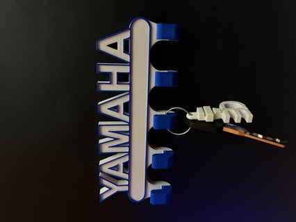 yamaha key holder moto motocycle accessories 3d print model - Mito3D
