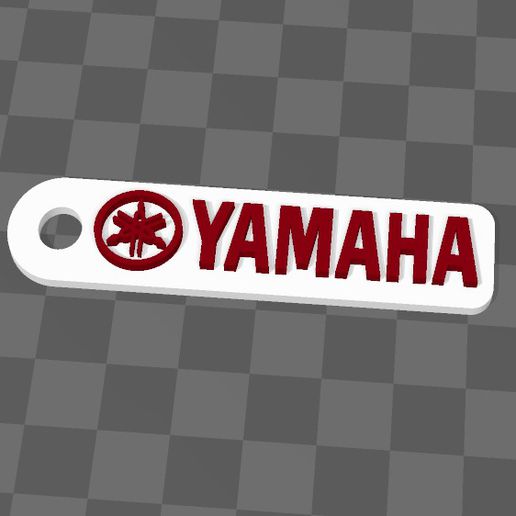 yamaha keychain 3D print model - Mito3D