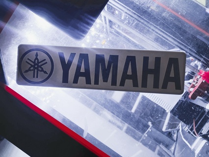 yamaha logo free honda suzuki ktm kawasaki tm motocross mx bike mc mcbike motobike 3d print model - Mito3D